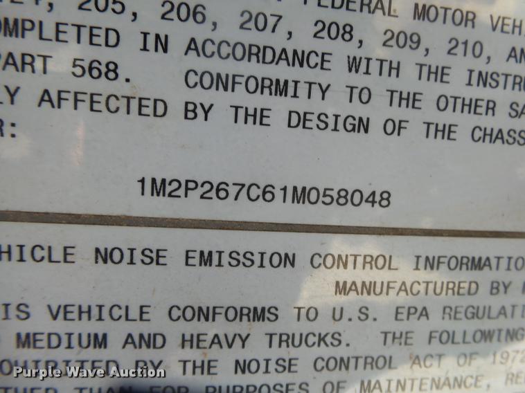 image for item DB7415 2001 Mack RD688S dump truck