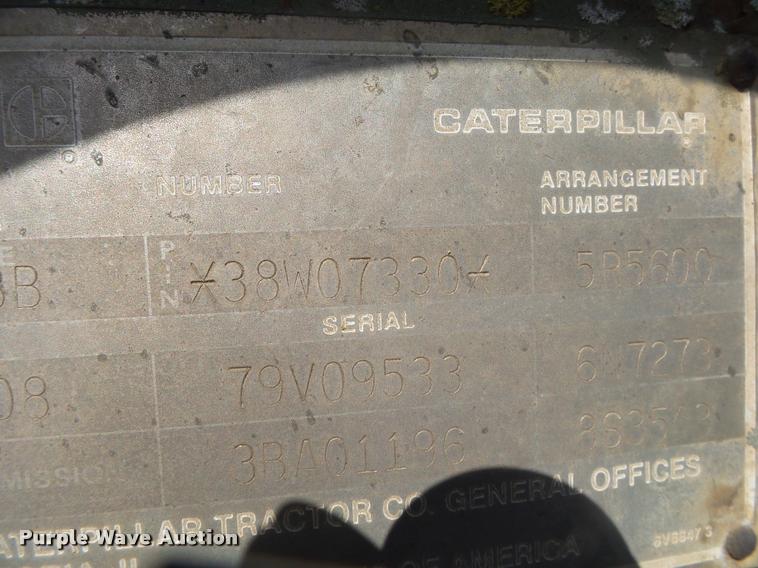 image for item DB7417 1982 Caterpillar 613B grid roller scraper
