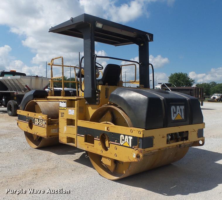 image for item DB7418 1999 Caterpillar CB-534C double drum vibratory roller