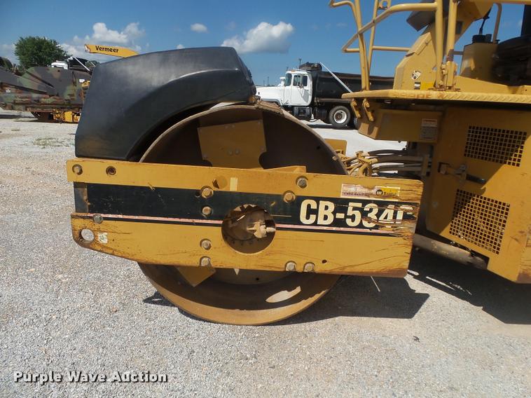 image for item DB7418 1999 Caterpillar CB-534C double drum vibratory roller