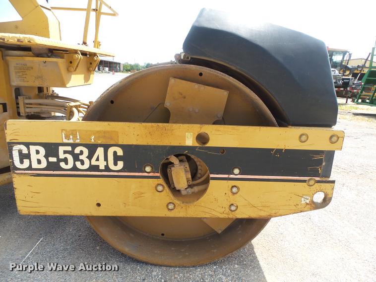 image for item DB7418 1999 Caterpillar CB-534C double drum vibratory roller