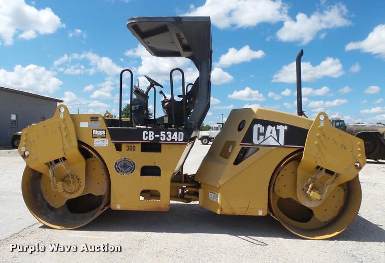 image for item DB7419 2003 Caterpillar CB-534D double drum vibratory roller