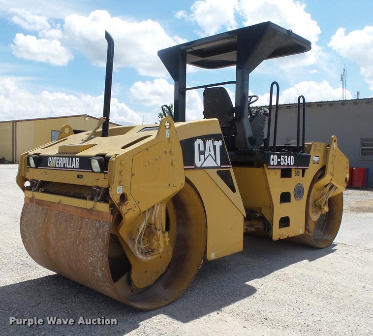 image for item DB7419 2003 Caterpillar CB-534D double drum vibratory roller