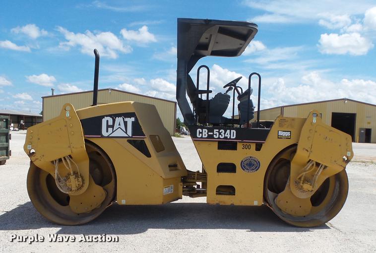 image for item DB7419 2003 Caterpillar CB-534D double drum vibratory roller