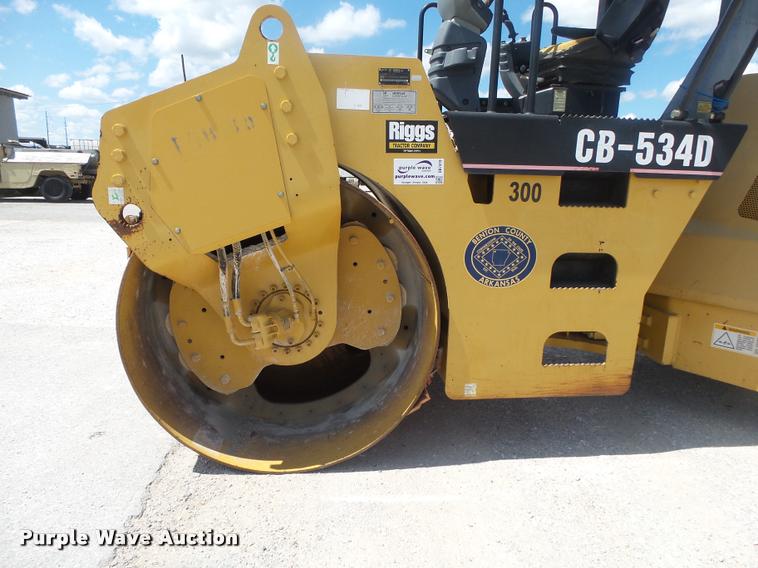 image for item DB7419 2003 Caterpillar CB-534D double drum vibratory roller