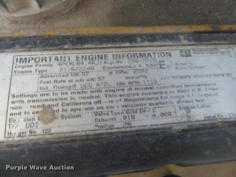 image for item DB7419 2003 Caterpillar CB-534D double drum vibratory roller