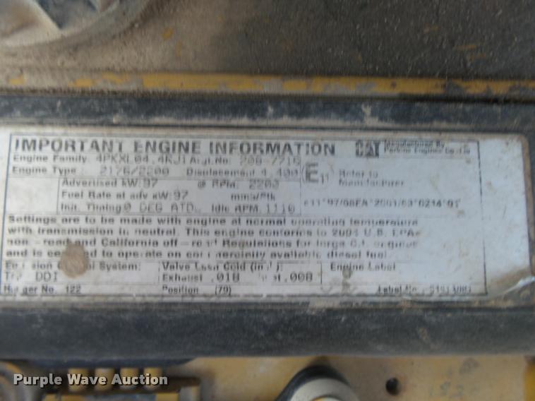 image for item DB7419 2003 Caterpillar CB-534D double drum vibratory roller