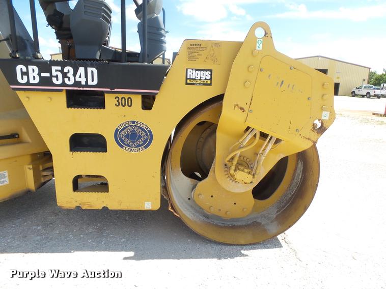image for item DB7419 2003 Caterpillar CB-534D double drum vibratory roller