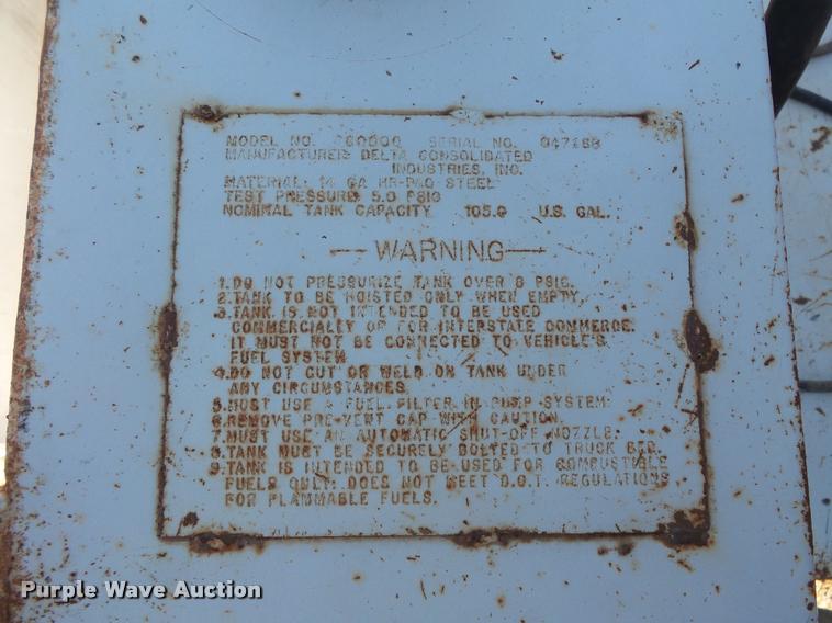 image for item DB8217 (2) Delta 480,000 fuel tanks