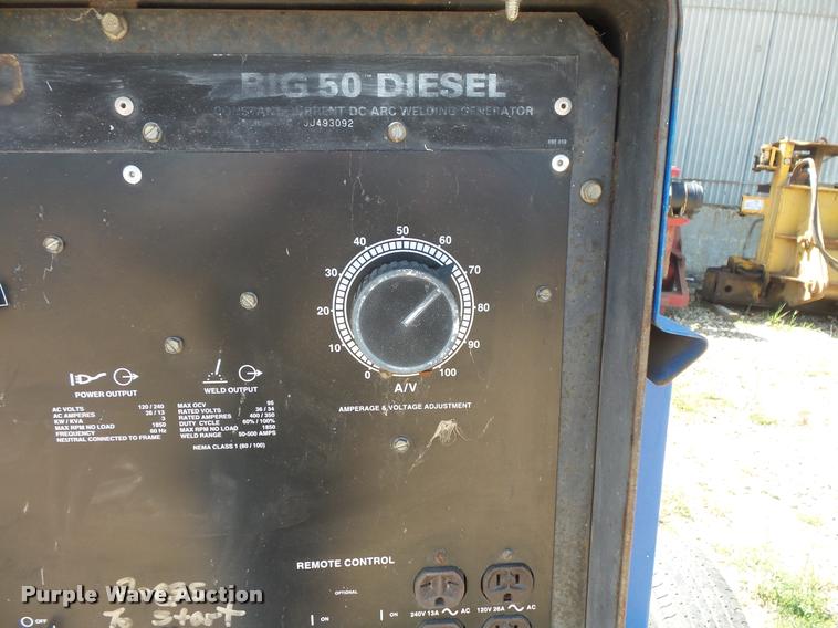image for item DB8246 Miller Big 50 welder/generator