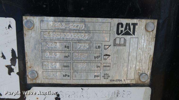 image for item DC2736 Caterpillar skid steer bucket