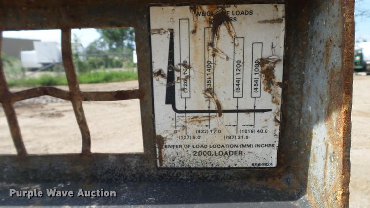 image for item DC2741 Skid steer pallet forks