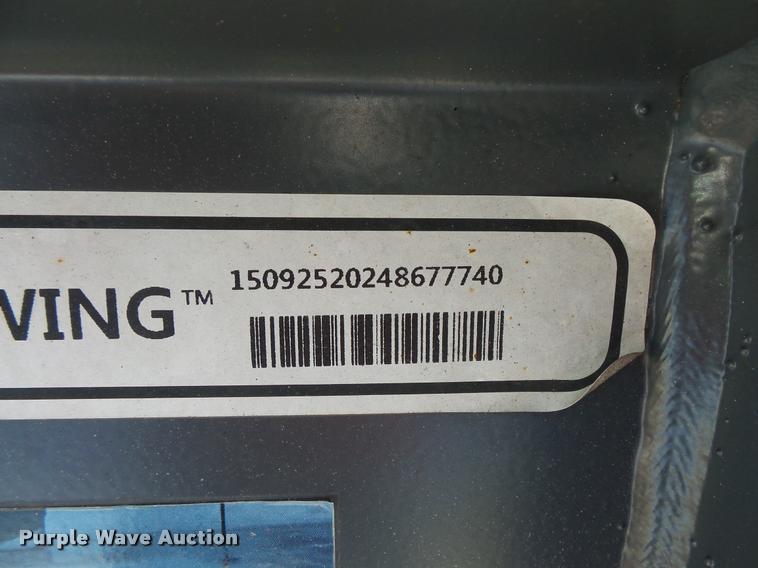 image for item DC2746 Snow Ex Speedwing skid steer snow plow