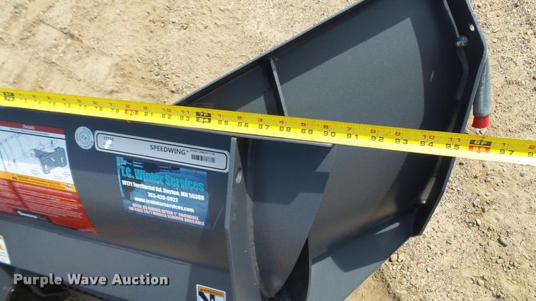 image for item DC2747 Snow Ex Speedwing skid steer snow plow