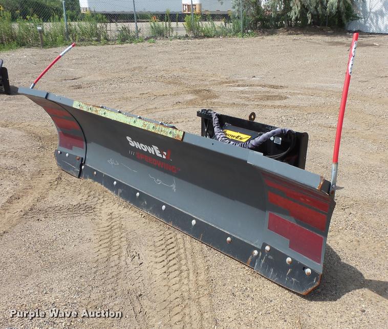 image for item DC2748 Snow Ex Speedwing skid steer snow plow