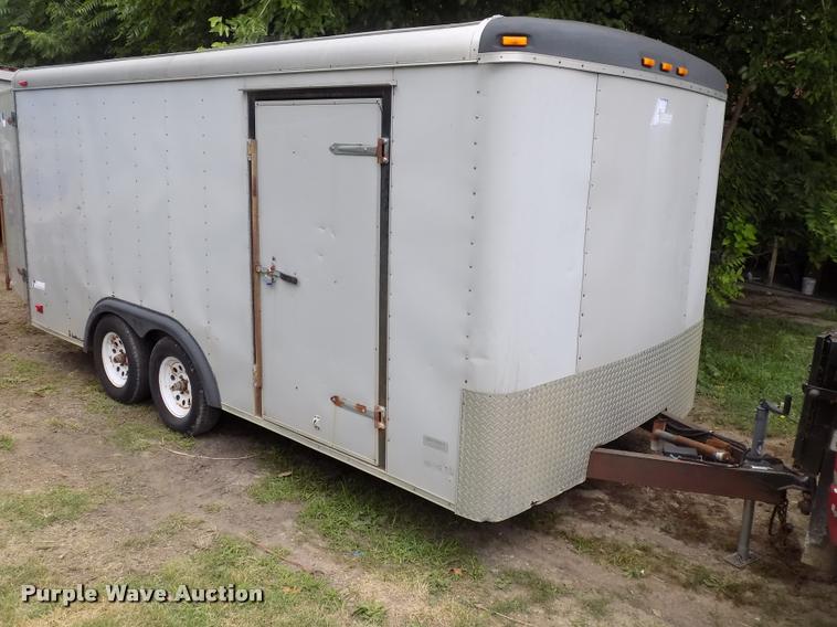 image for item DC4926 1996 Pace American L816TA2 enclosed cargo trailer