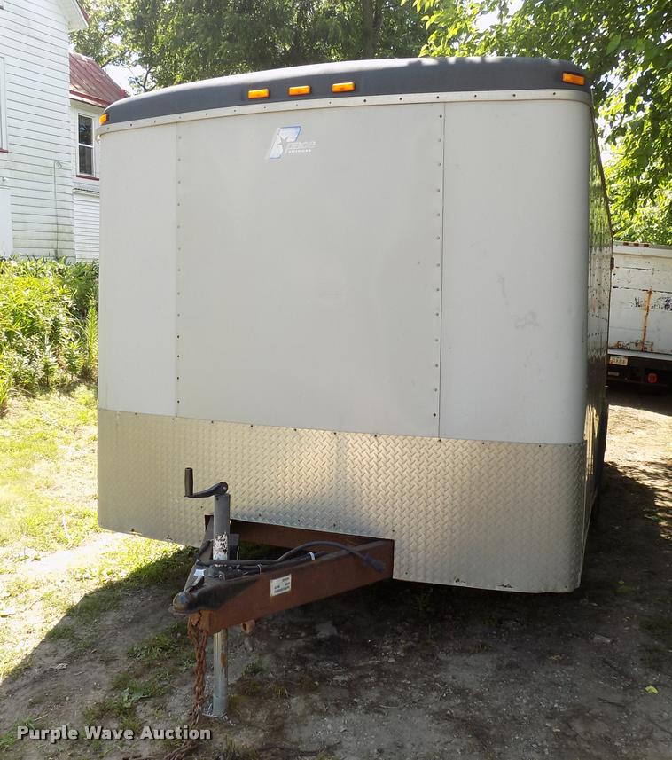 image for item DC4926 1996 Pace American L816TA2 enclosed cargo trailer
