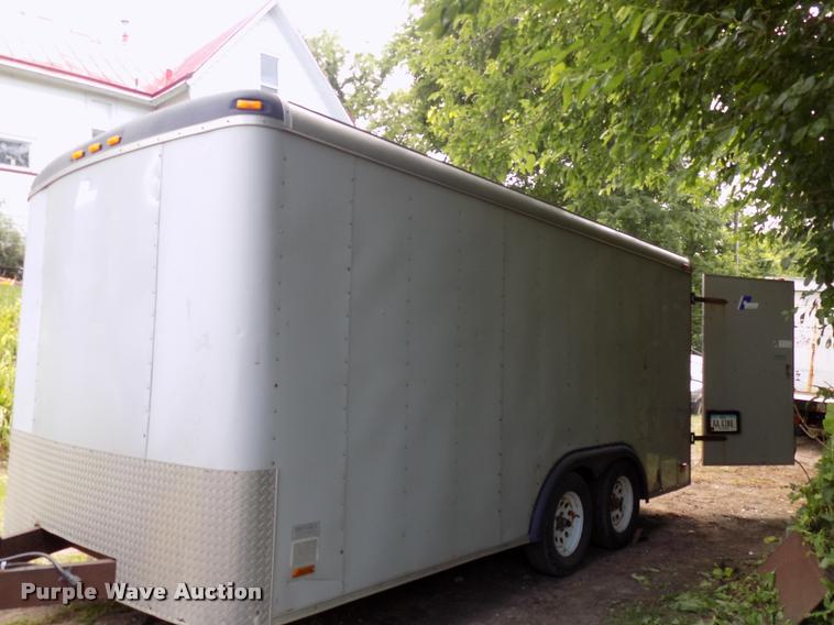 image for item DC4926 1996 Pace American L816TA2 enclosed cargo trailer