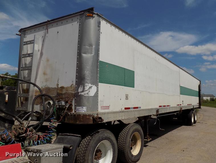 image for item DC4928 1991 Fruehauf walking floor trailer