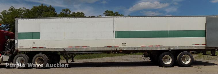 image for item DC4928 1991 Fruehauf walking floor trailer