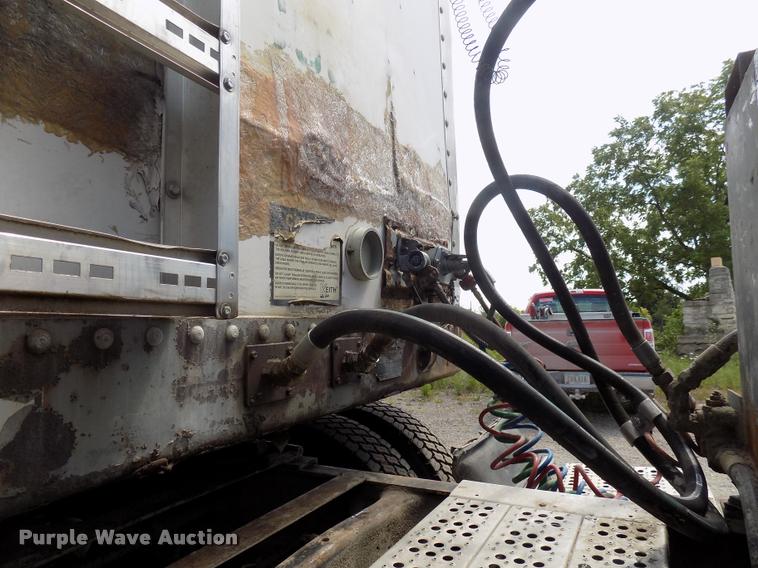 image for item DC4928 1991 Fruehauf walking floor trailer