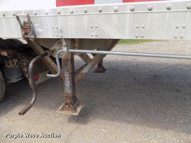 image for item DC4928 1991 Fruehauf walking floor trailer
