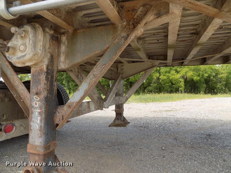 image for item DC4928 1991 Fruehauf walking floor trailer