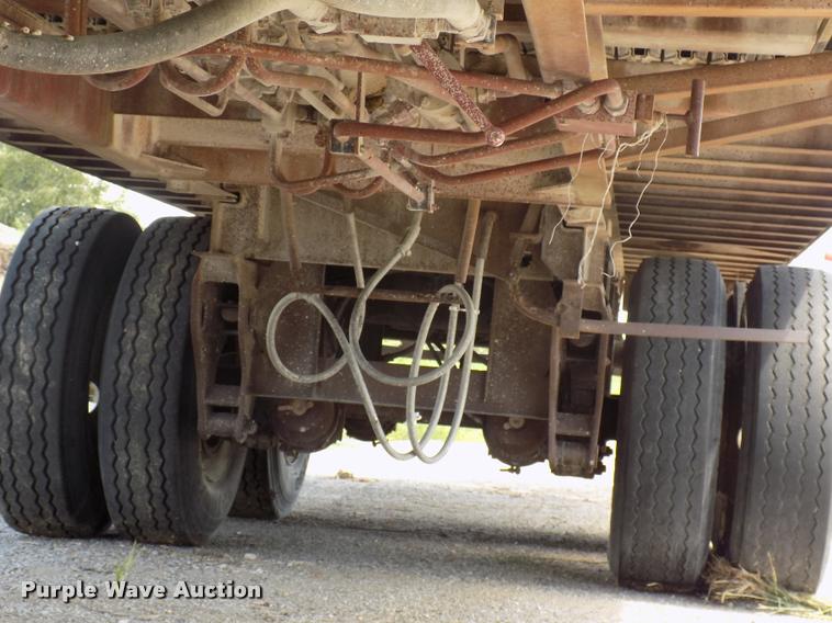 image for item DC4928 1991 Fruehauf walking floor trailer