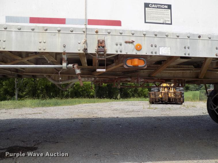 image for item DC4928 1991 Fruehauf walking floor trailer