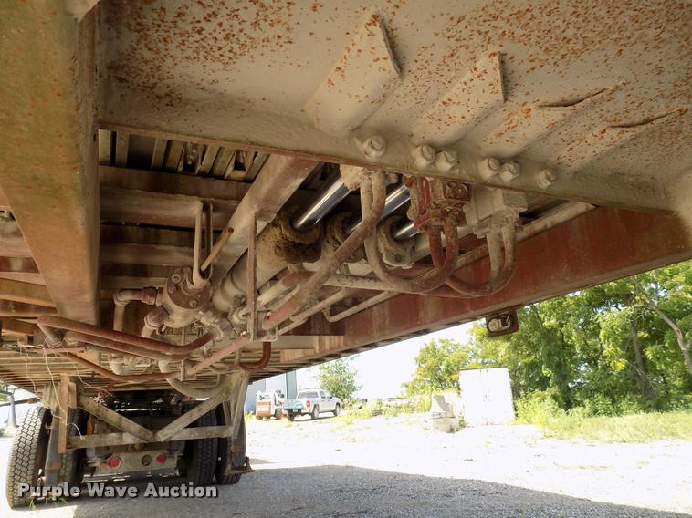 image for item DC4928 1991 Fruehauf walking floor trailer