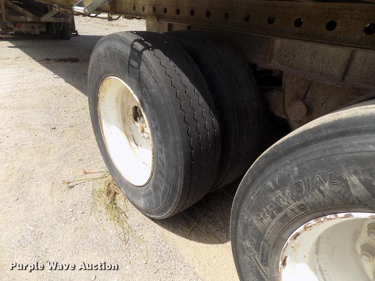 image for item DC4928 1991 Fruehauf walking floor trailer