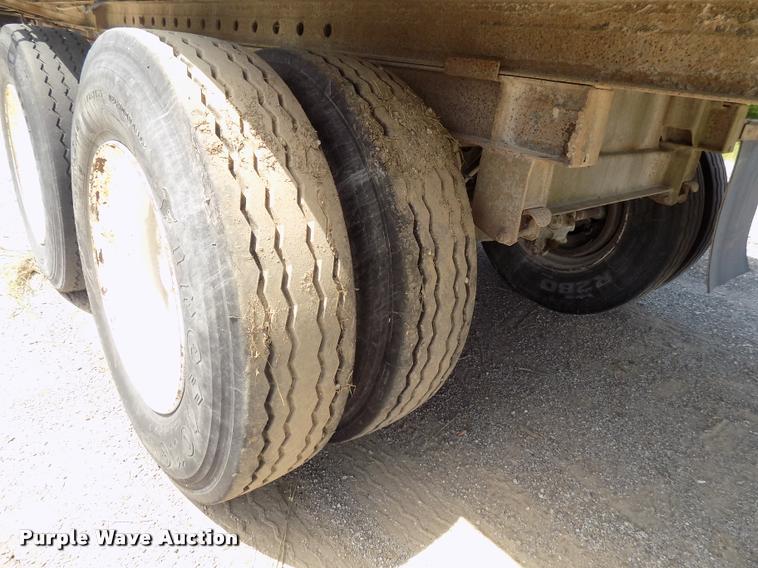 image for item DC4928 1991 Fruehauf walking floor trailer