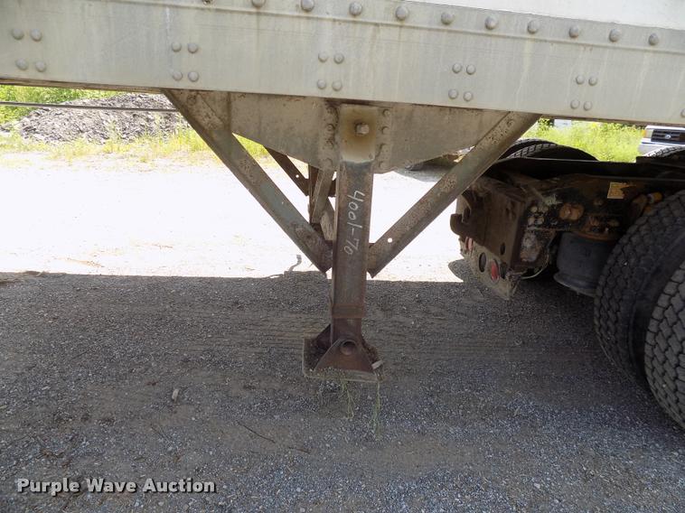 image for item DC4928 1991 Fruehauf walking floor trailer