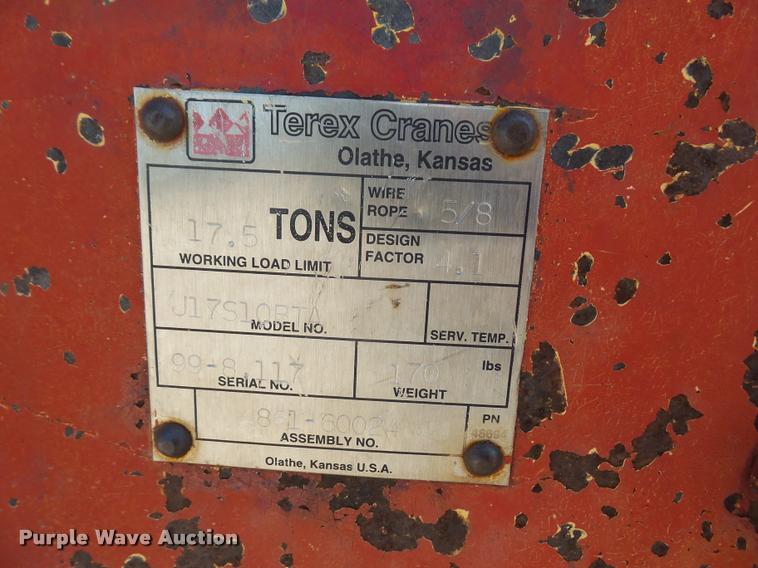 image for item DC5371 2000 Western Star 4964FX crane truck