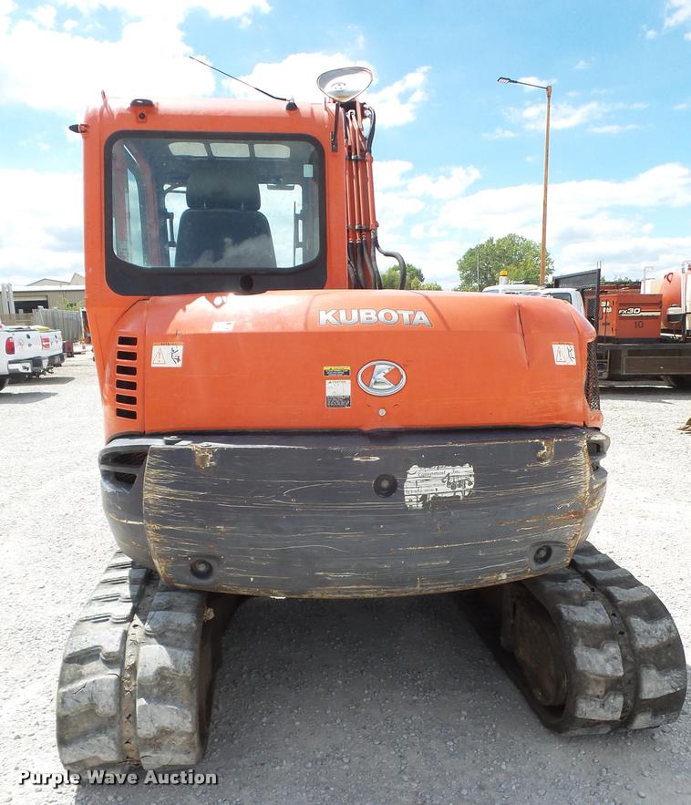 image for item DC5398 2007 Kubota KX080-3 compact excavator