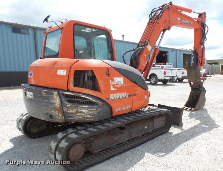 image for item DC5398 2007 Kubota KX080-3 compact excavator