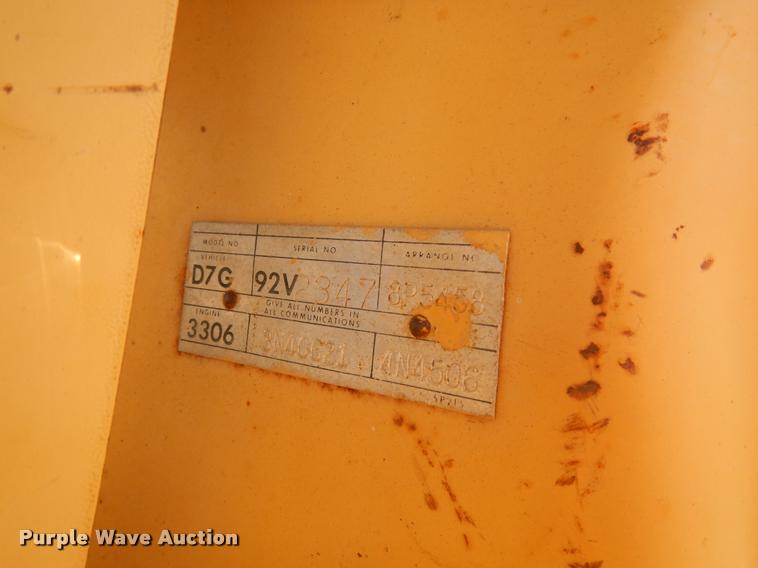 image for item DC5994 Caterpillar D7G dozer