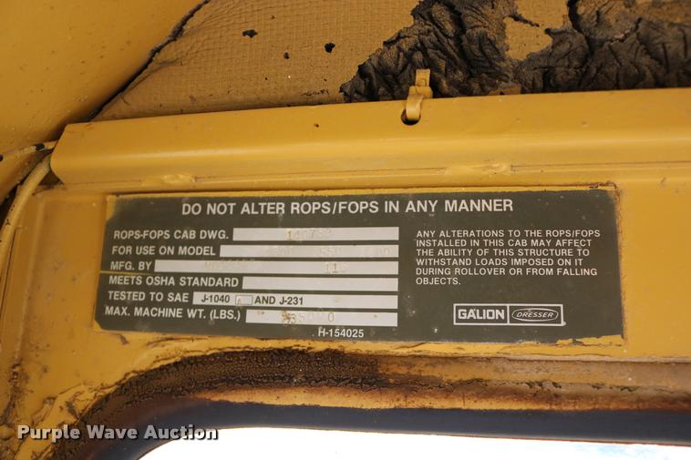 image for item DD0225 1982 Galion A500 motor grader