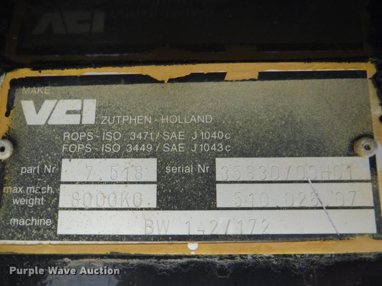 image for item DD0868 1987 Bomag BW142PDB padfoot roller