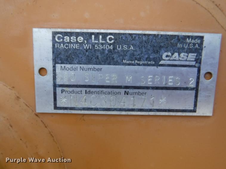image for item DD0873 2004 Case 580 Super M backhoe