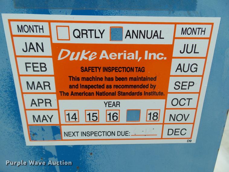 image for item DH9398 2007 Genie GR20 boom lift