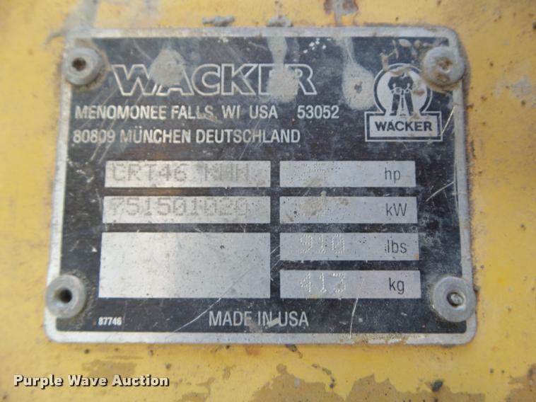image for item DH9417 Wacker CRT46KHN trowel