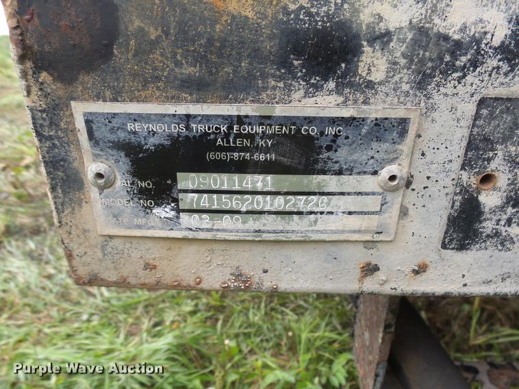 image for item DH9705 2009 Reynolds Truck Equipment dump bed