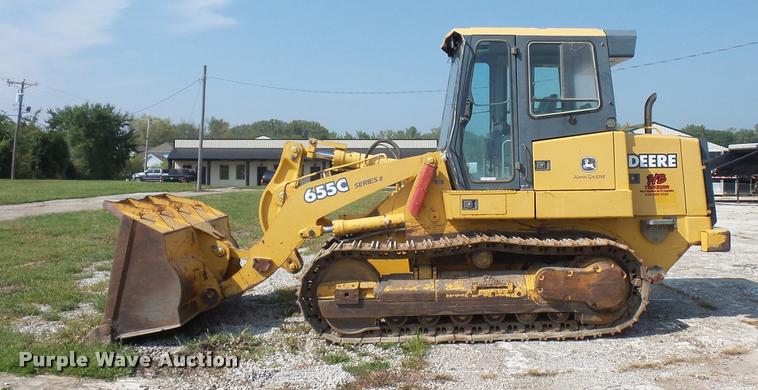image for item DP9204 2003 John Deere 655C Series II track loader