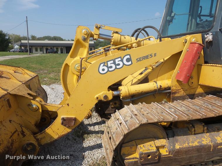 image for item DP9204 2003 John Deere 655C Series II track loader