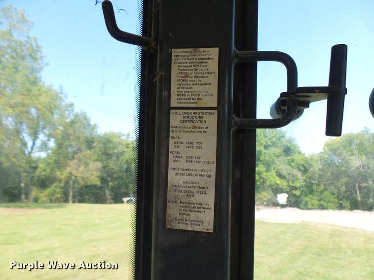 image for item DP9727 2005 John Deere 310G backhoe