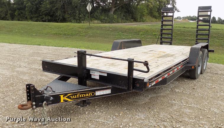 image for item DP9977 2016 Kaufman equipment trailer