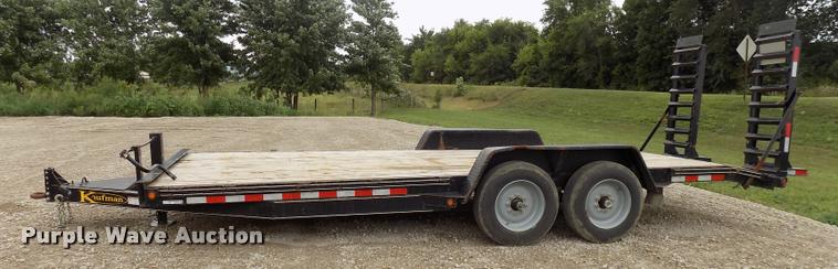 image for item DP9977 2016 Kaufman equipment trailer