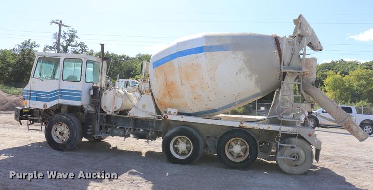 image for item DQ9312 1992 Crane Carrier Glider Kit GK ready mix truck