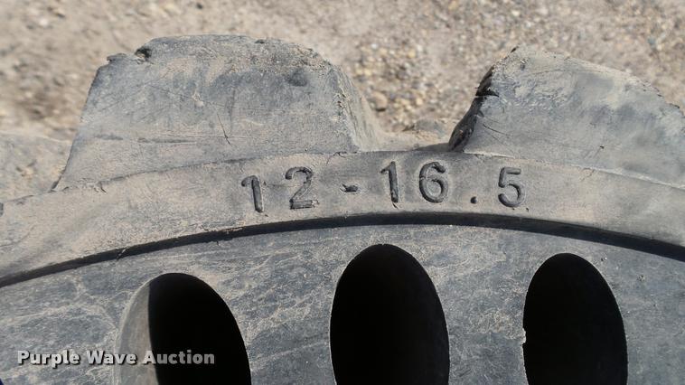 image for item DT9099 (4) MitL Solid Flex 12-16.5 skid steer tires